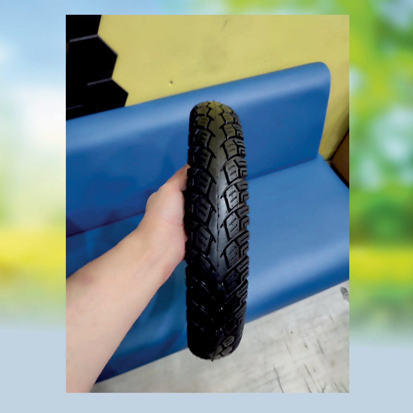 Покрышка шоссейная для электровелосипеда Kugookirin V3 pro, V3 pro +. 16*3.0 — фото 1