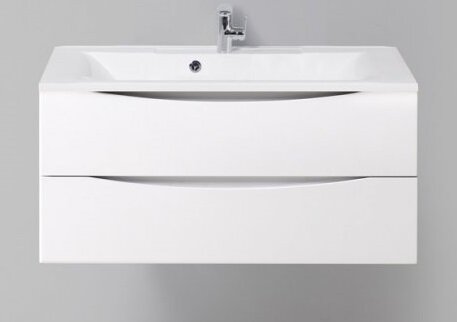 База под раковину подвесная BelBagno MARINO-1000-2C-SO-BO-P Bianco Opaco