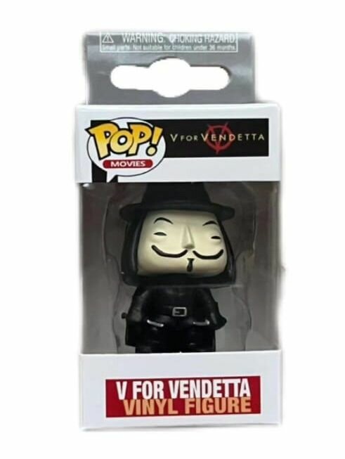 Брелок keychain V for Vendetta В значит Вендетта — фото 1