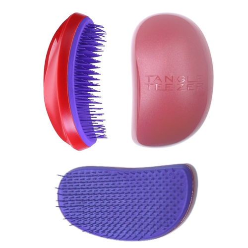 Расческа для нарощенных и вьющихся волос Tangle Teeze Elite красная