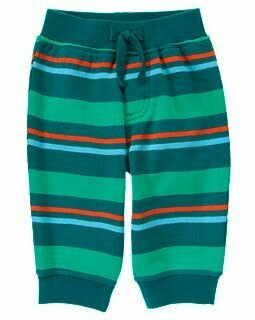 Брюки Gymboree, размер 3-6мес, голубой, хаки, зеленый — фото 1