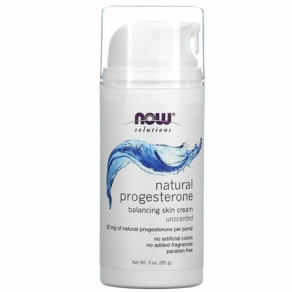 Now Foods Progesterone cream Прогестерон крем 85 г 