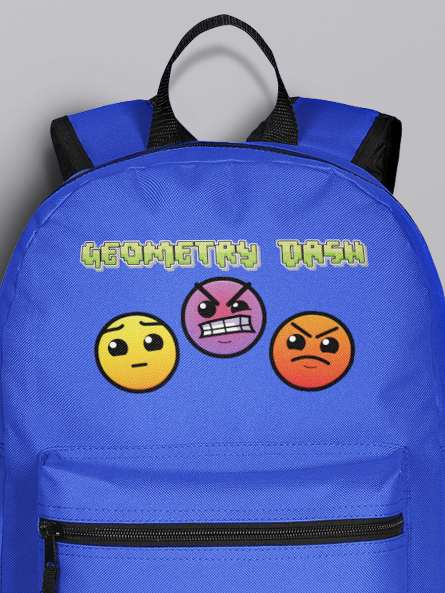 Термонаклейка термотрансфер Принт Стикер Pack "Geometry Dash Faces" — фото 1