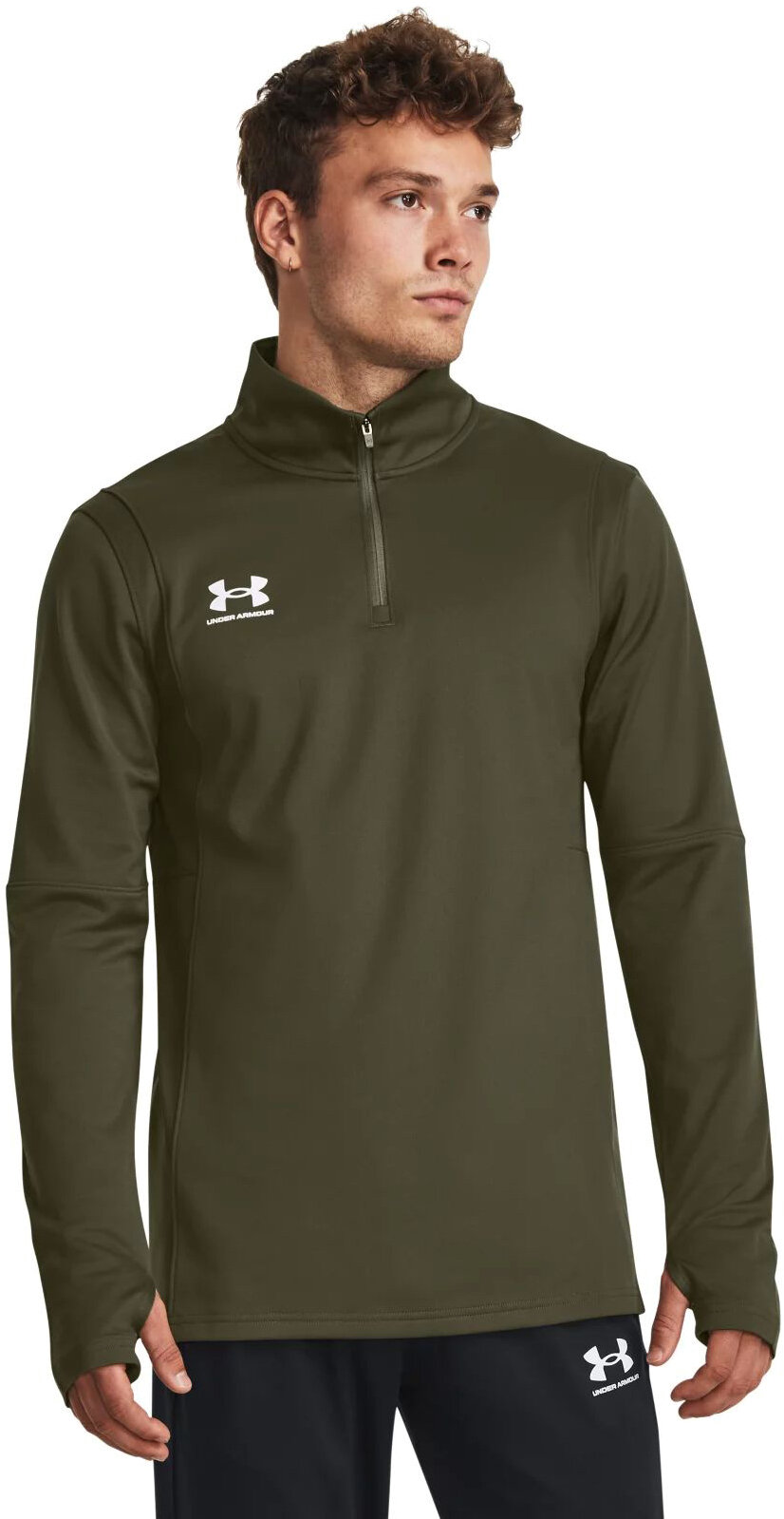 Толстовка спортивная Under Armour M's Ch. Midlayer размер MD  зелёный