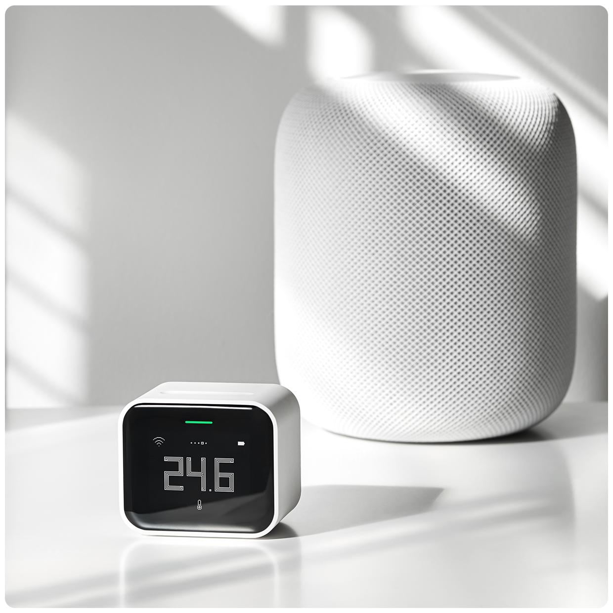 Анализатор качества воздуха Xiaomi Qingping Air Monitor Lite датчик углекислого газа СО2, 5в1, CN, белый — фото 1