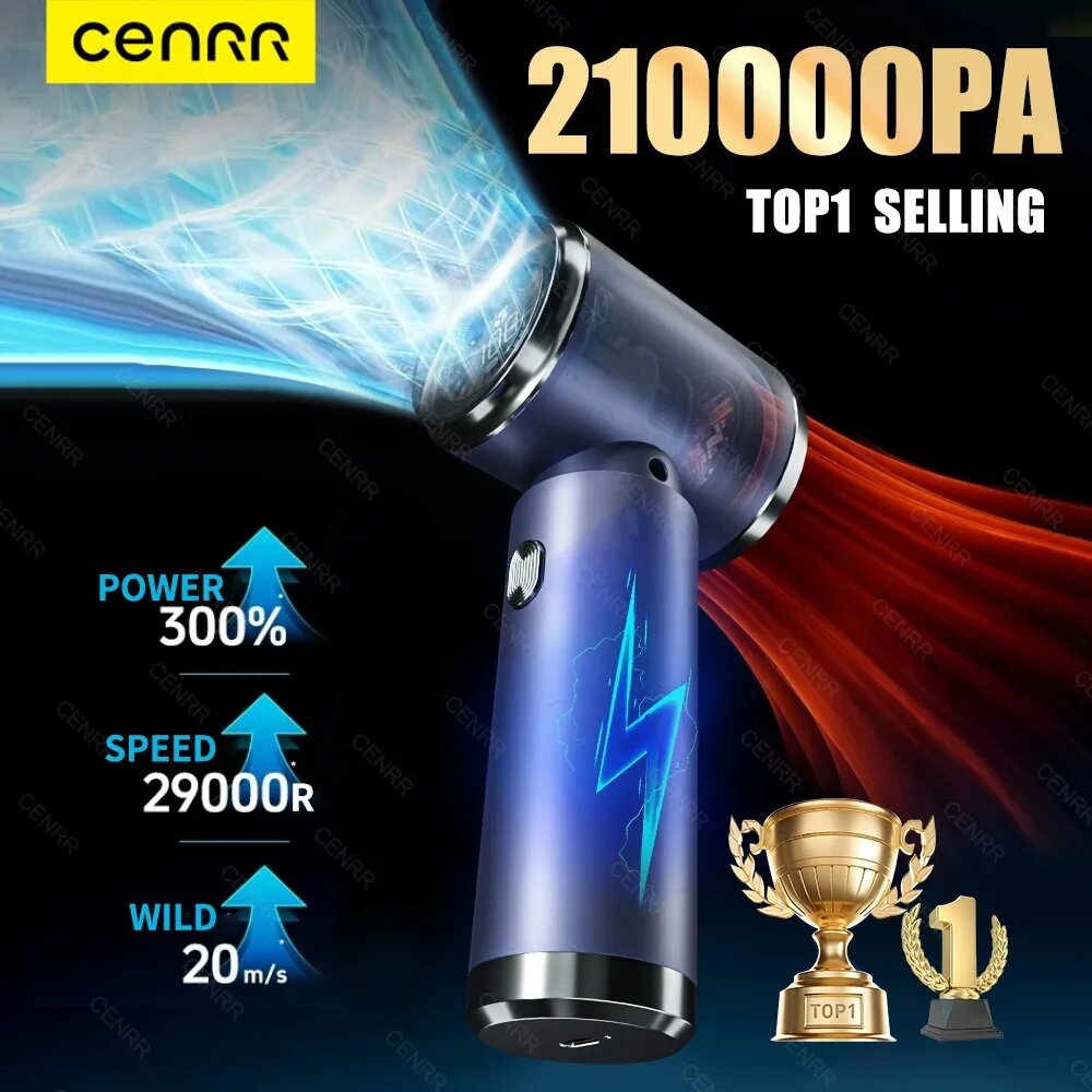 CENRR Pro Автомобильный пылесос беспроводной