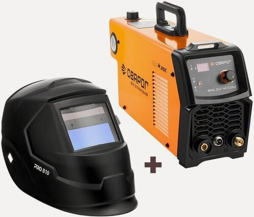 Изображение товара Аппарат плазменной резки сварог REAL CUT 45 (L2A1)+Маска сварочная PRO B10 (в подарок)