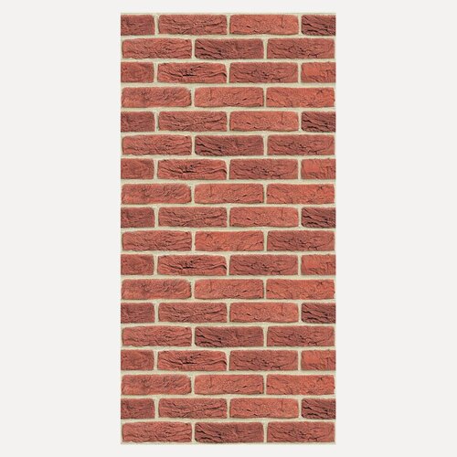 Изображение товара Плита декор Кирпичный фиброцементная 1005 Вертикаль 9мм (1200х600)