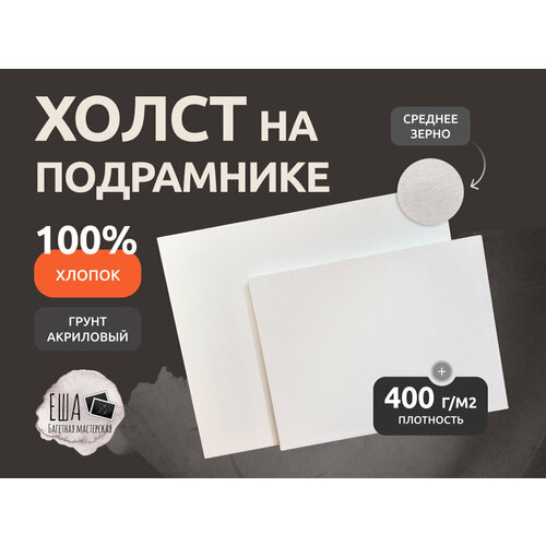 Холст на подрамнике Еша 45x75 100% хлопок