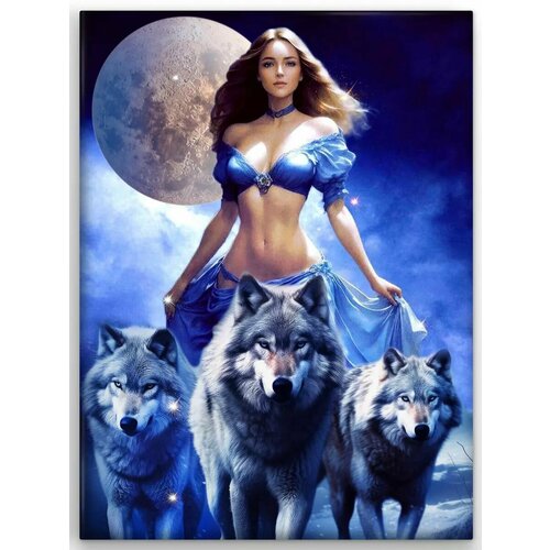 Алмазная мозаика на подрамнике 40х50/Фэнтези