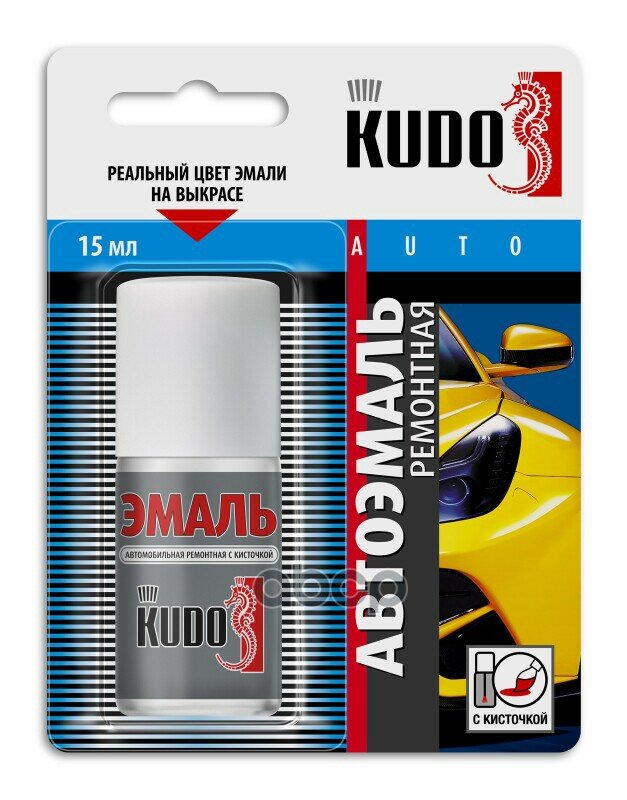 Эмаль Автомобильная Ремонтная С Кисточкой Белый Kudo Ku-72100 Kudo арт. KU-72100