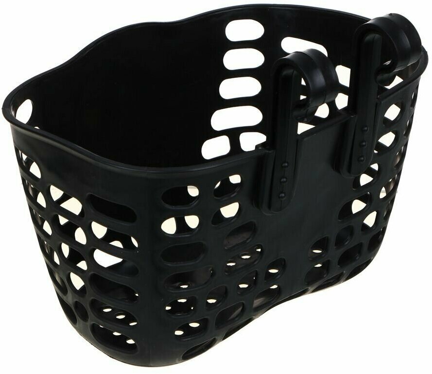 Корзинка подвесная для велосипеда, 18.5х13х14 см черная, компактная — фото 1