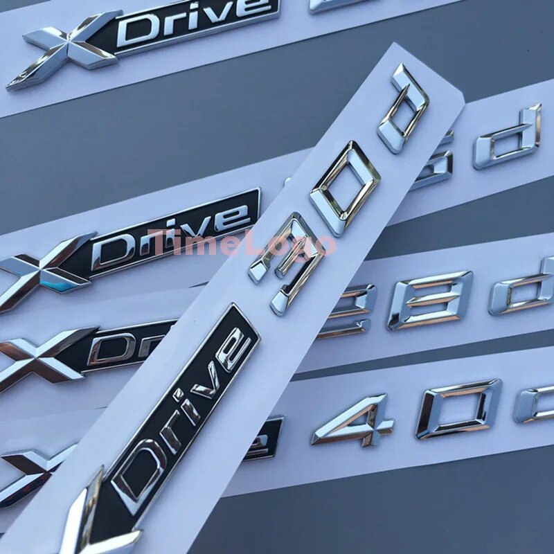 Наклейка XDrive 30d для BMW X1 X3 X4 X5 X6 X7
