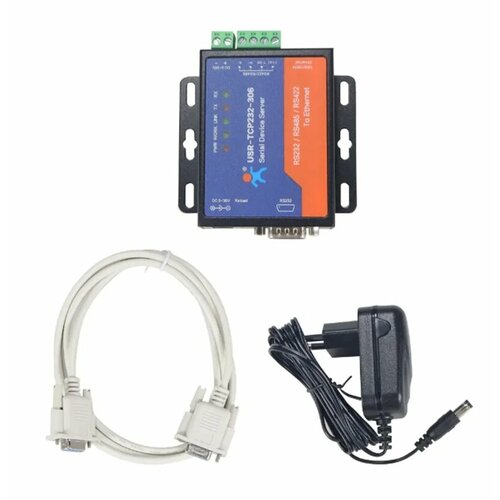 USR-TCP232-306 конвертер RS232RS485RS422 в Ethernet full set 2931₽