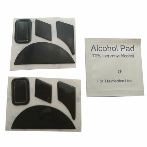 2 шт, толщина 0,6 мм, сменные ножки для мыши с изогнутыми краями, коньки для Razer Naga 2014/Hex V2