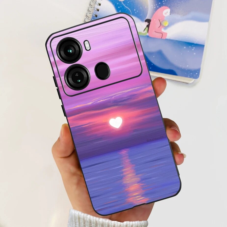 Чехол для ITEL P40 чехол Itel P40 + P683L P662L, милый мультяшный чехол с рисунком, мягкий силиконовый чехол из ТПУ для Itel P40 Plus ItelP40