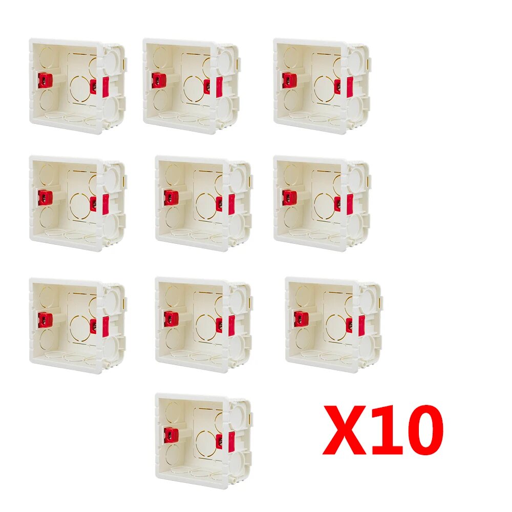 Настенный выключатель Wallpad, 10 штук, Цвет: 10 boxes
