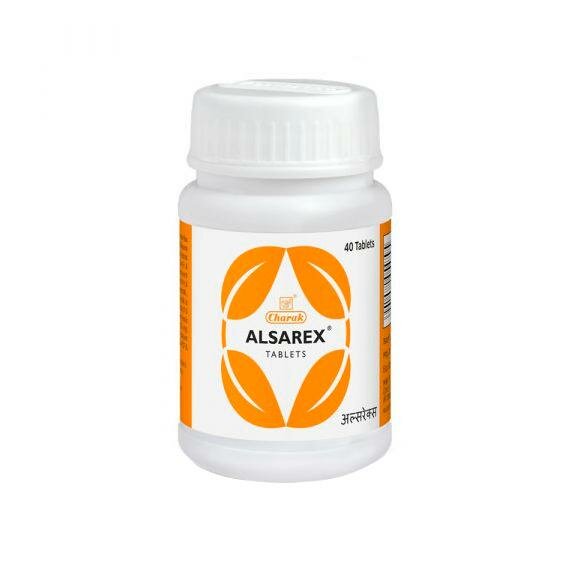 Натуральное фито средство Алсарекс Чарак Alsarex для лечения язвы желудка 40 таб