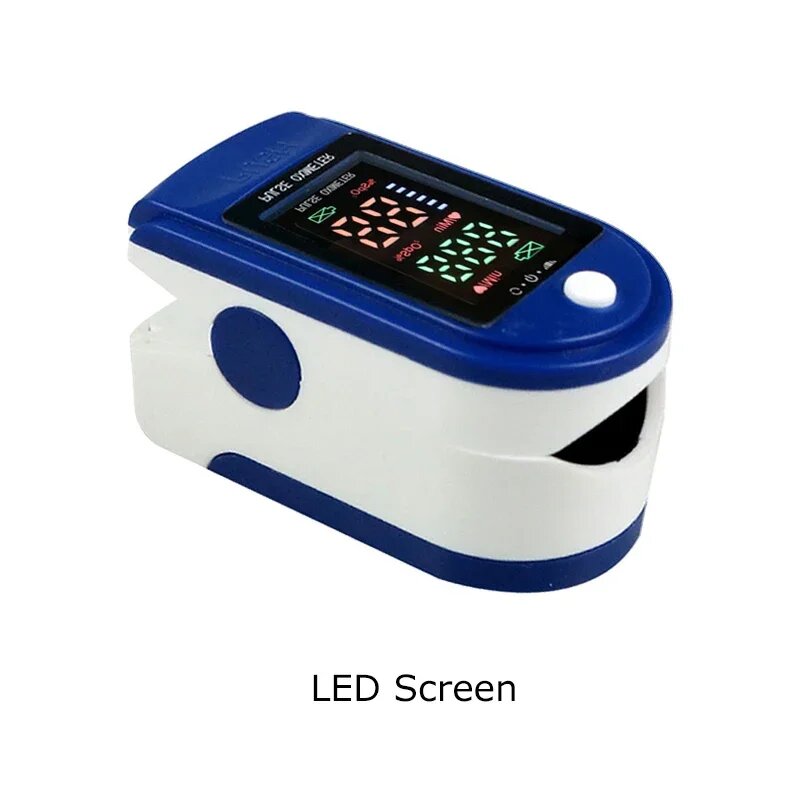Портативный пальчиковый оксиметр NoEnName_Null, LED Screen