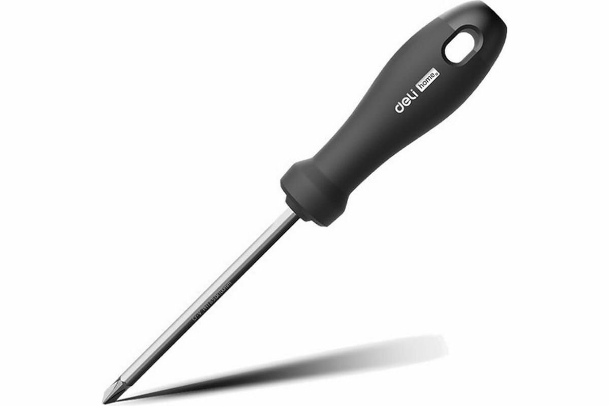Двухсторонняя отвертка "; Home Series"; Deli HT1055 SL5+PH1 Длина жала 100мм Эксклюзивный дизайн. Рукоятка из высококачественного софттач пластика