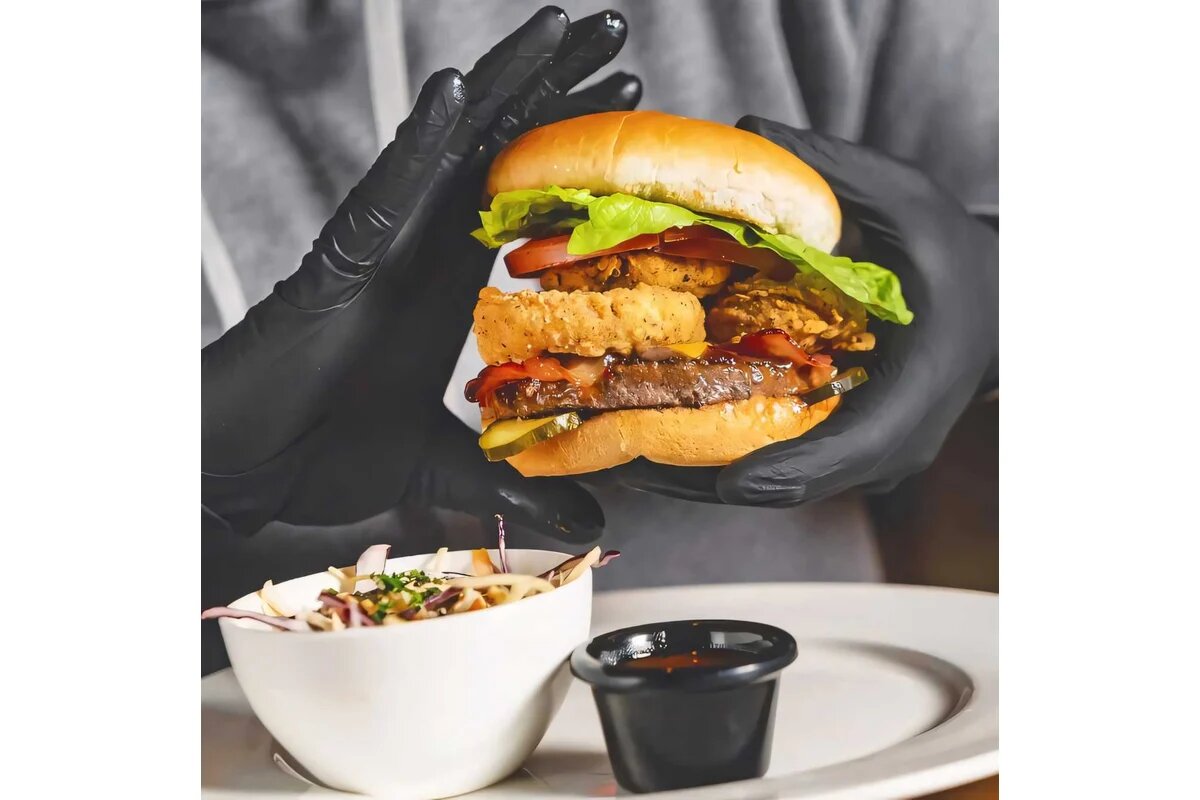 AVIORA Перчатки нитриловые 100шт 402-794 — фото 1