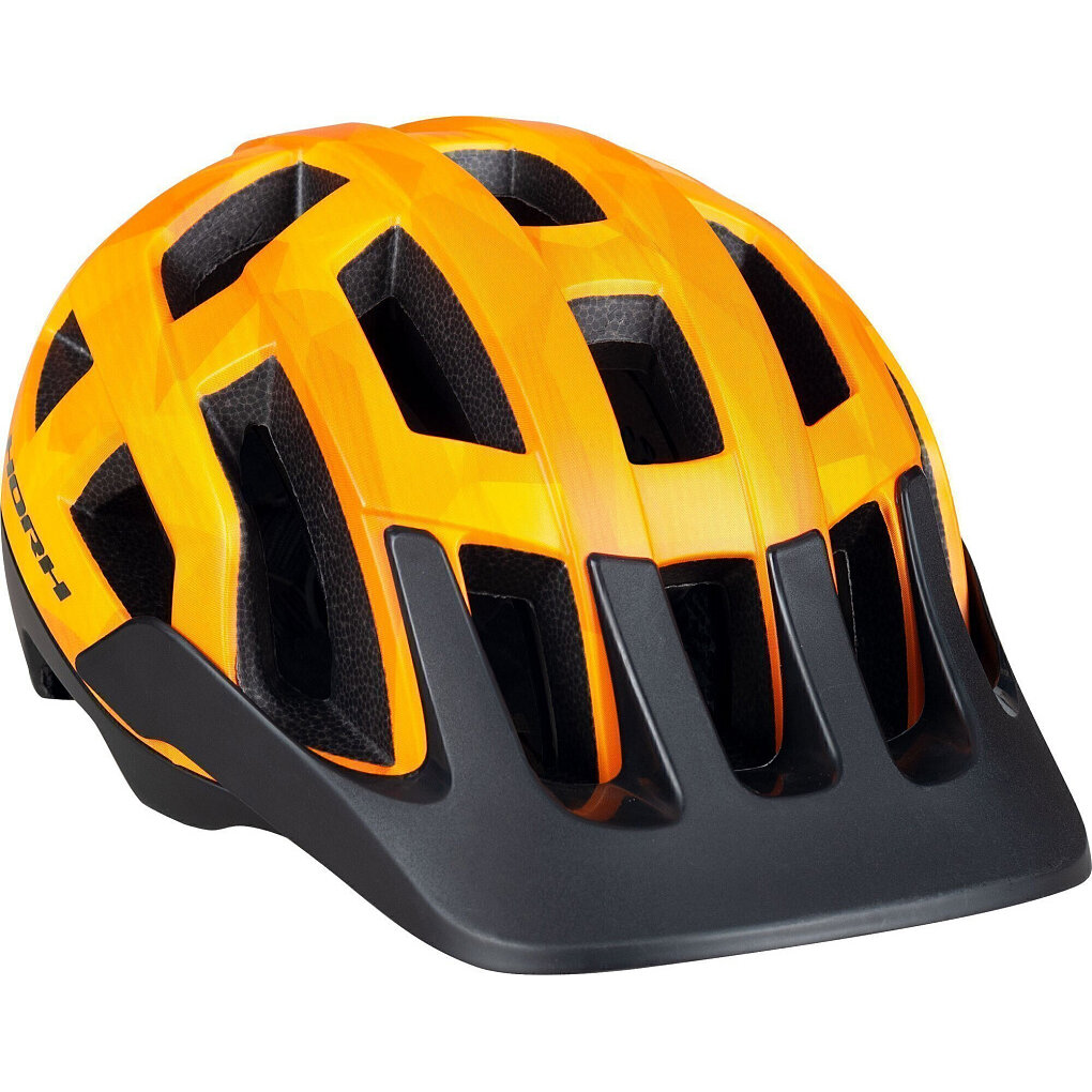 Защитный взрослый шлем для велосипеда/для роликов Horh TT9 цвет оранжевый, размер 57-61 cм