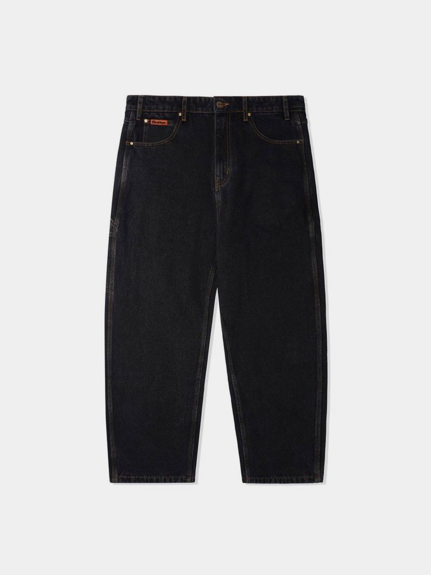 Джинсы багги Butter Goods Baggy Denim, размер 34, washed black