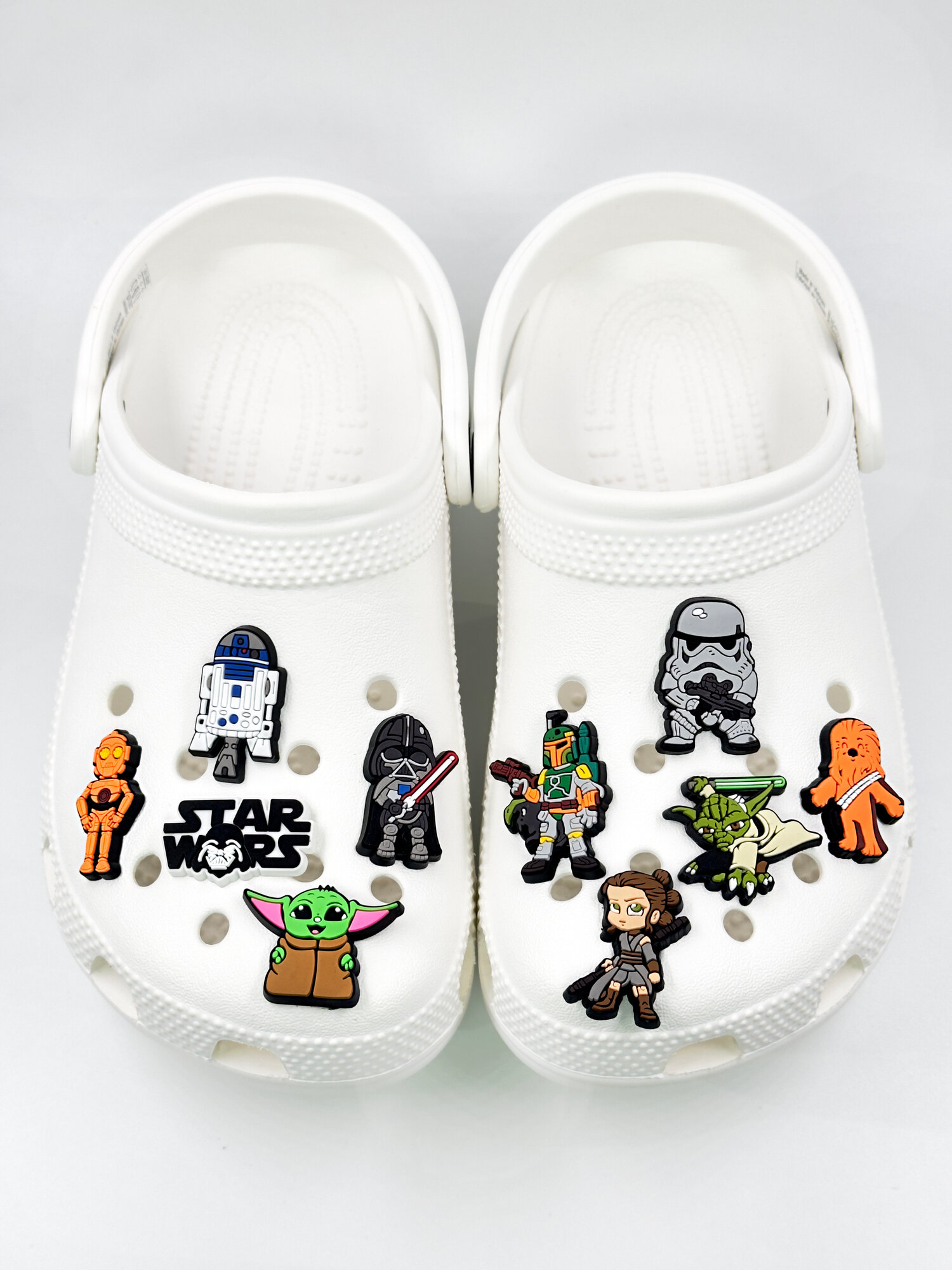 Украшения для обуви джибики("Малыш Йода(Грогу)", "Звездные войны"), Джибитсы(10 штук) — фото 1