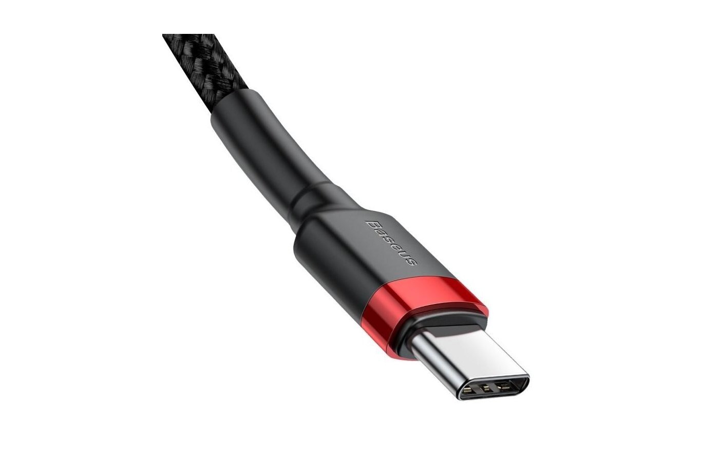 Кабель Baseus для зарядки и передачи данных Type-C PD2.0 60W 1м, красный — фото 1