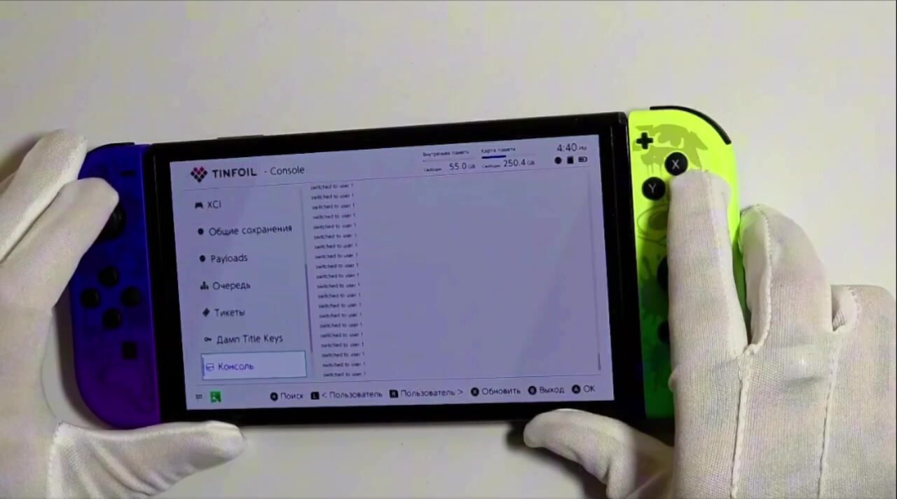 Чипованная Nintendo Switch Oled Splatoon 3 Edition 512gb 100игр — фото 1