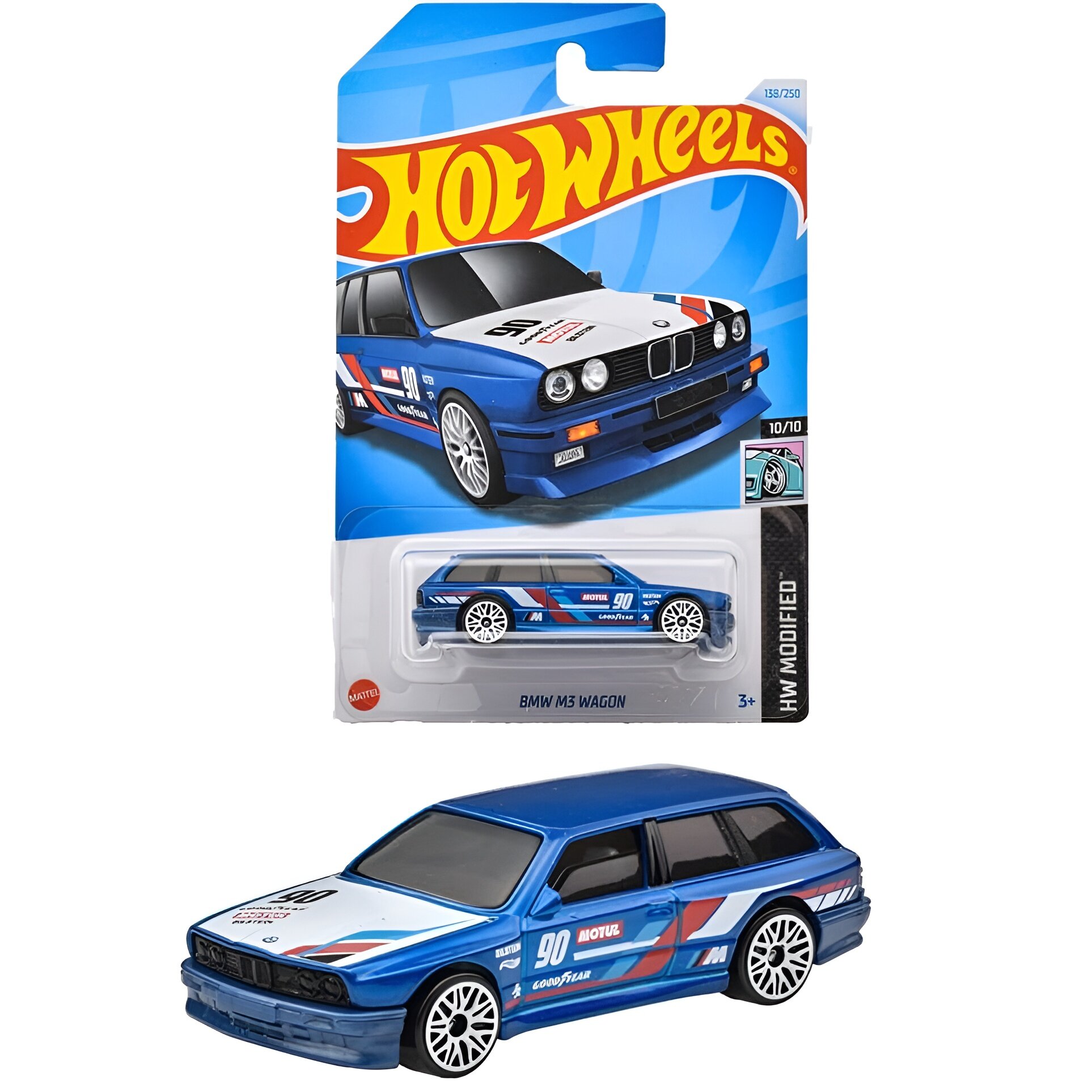 HRY67 Hot Wheels BMW M3 Wagon (синяя) машинка металлическая игрушка коллекционная масштабная модель Кейс 2024