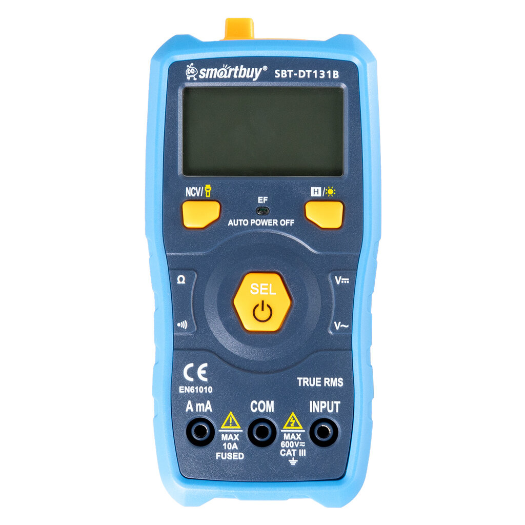Мультиметр DT131B автоматический многофункц в комплекте щупы эл. питания Smartbuy Tools