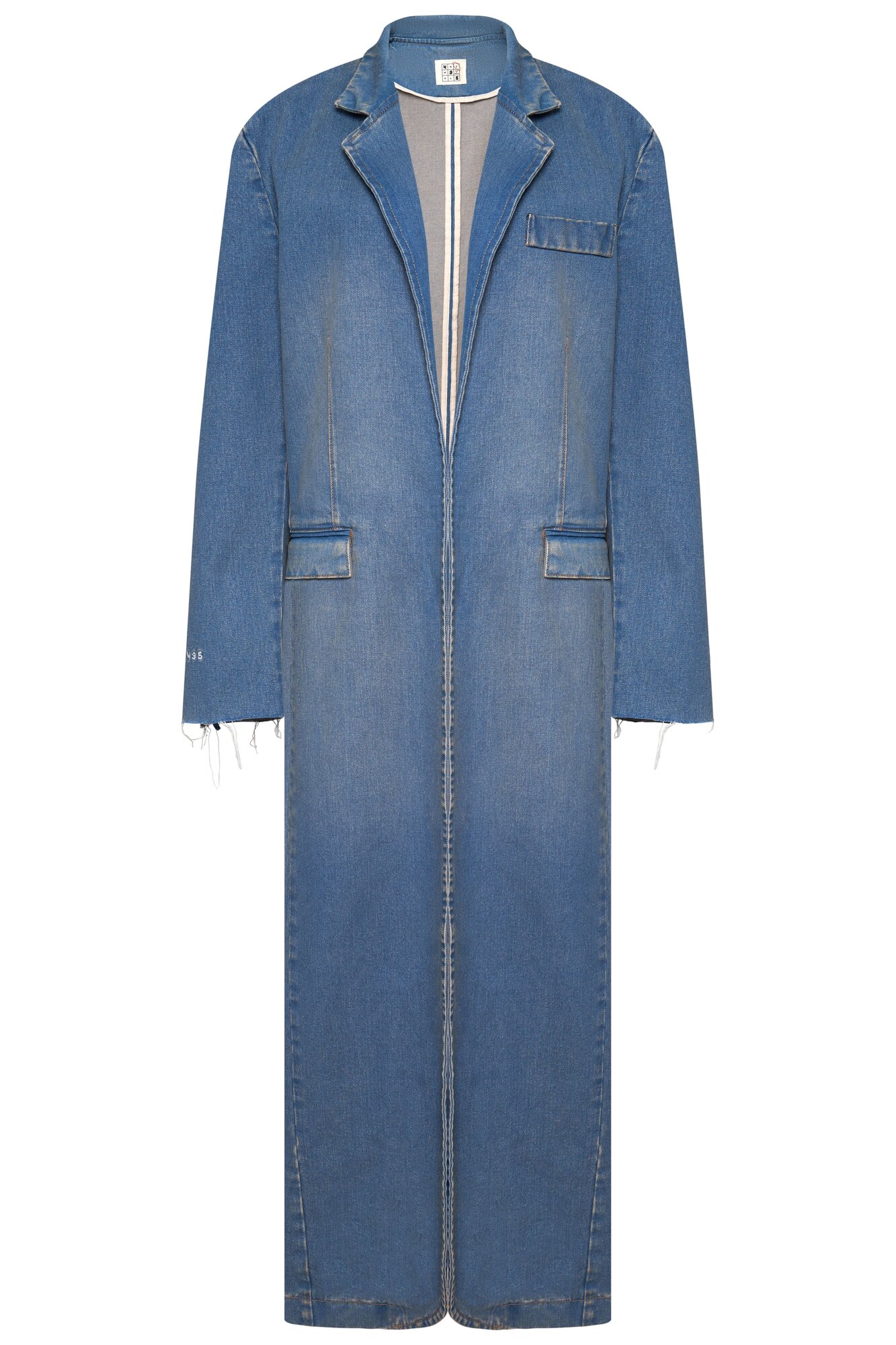 Пальто 495, размер M/L, синий