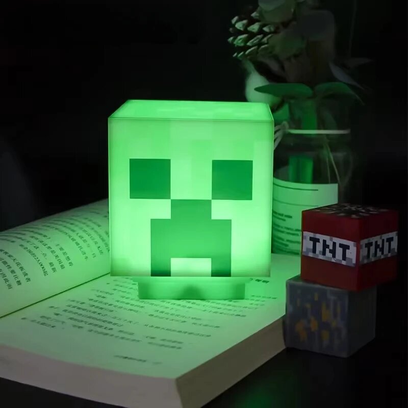 Крипер ночник, Светильник Creeper, Лампа Крипер Minecraft - Майнкрафт