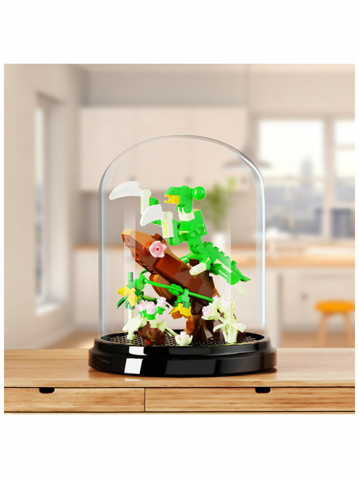 Конструктор YKO Цветы в колбе: богомол (мини детали) P2347 — фото 1