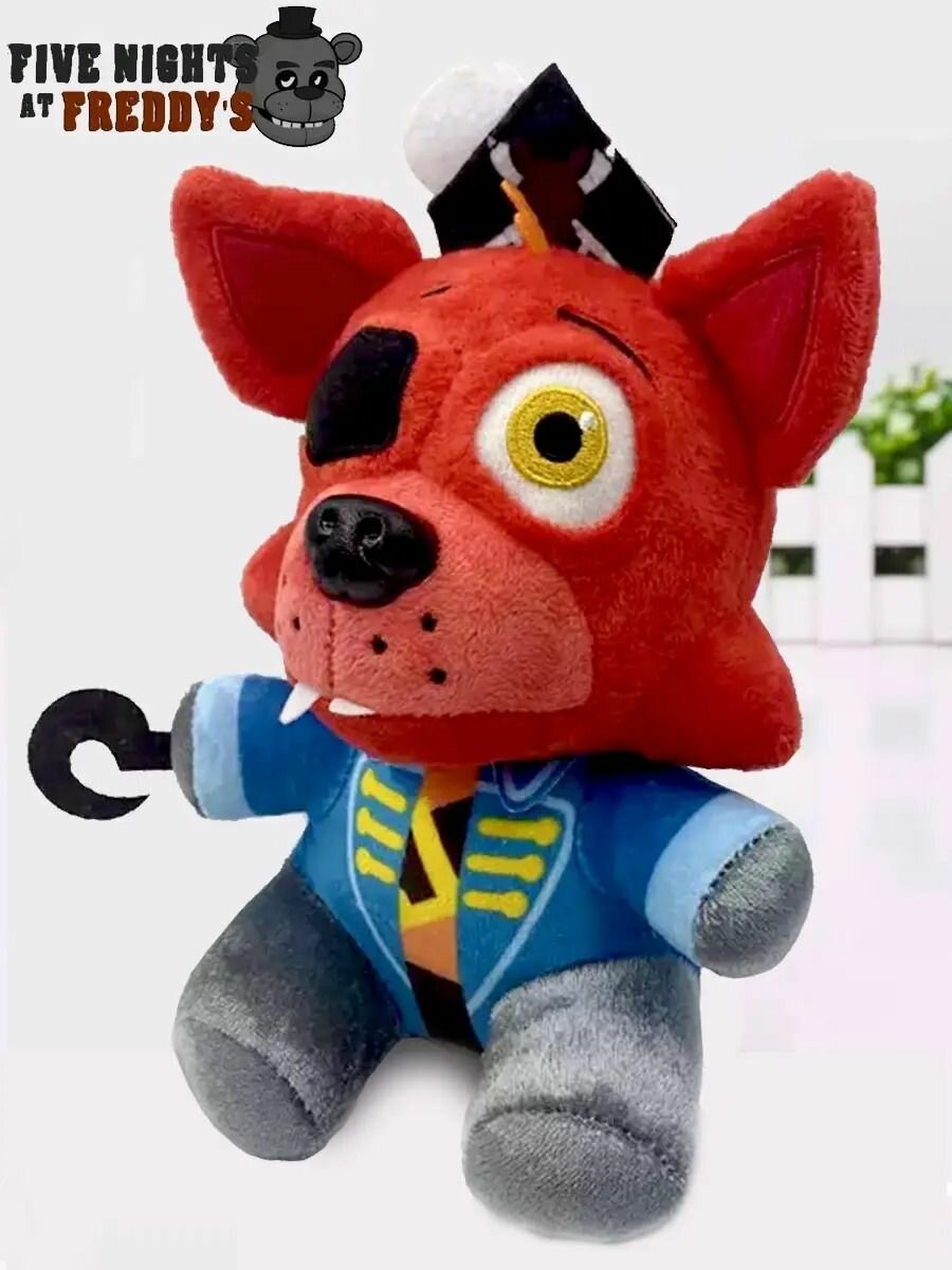 Мягкая игрушка аниматроник Капитан Фокси (Captain Foxy) 5 ночей с Фредди (Five Nights at Freddy's - FNAF)