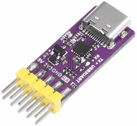 USB-TTL (USB-UART) ISP программатор (CH343P), USB Type-C, 10 pin, 1 шт.