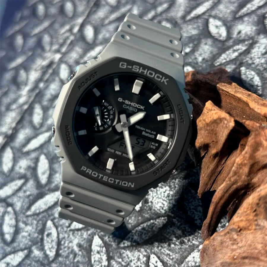 Наручные часы CASIO G-Shock, серый, черный — фото 1