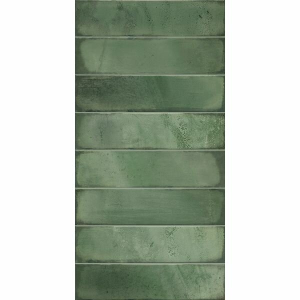 Плитка настенная Azori Bricks Green 31.5х63 см 00-00109498 (1.7861 м2)