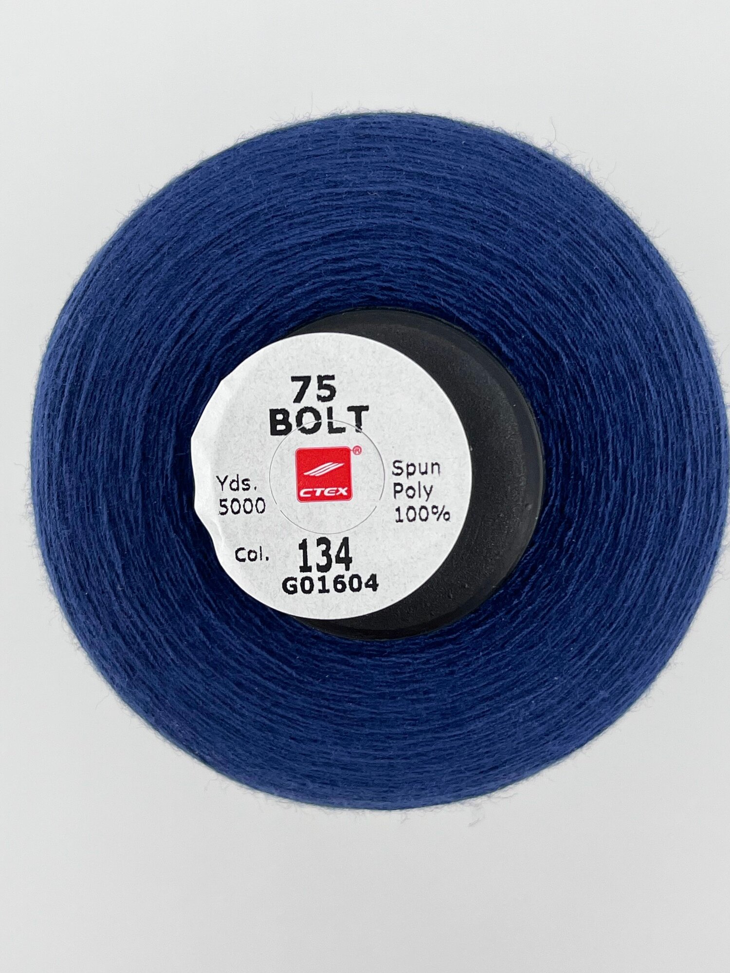 Нитки для шитья 40/3, 5000 ярдов, синие — фото 1