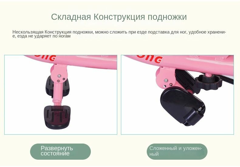 Детский трехколесный велосипед коляска