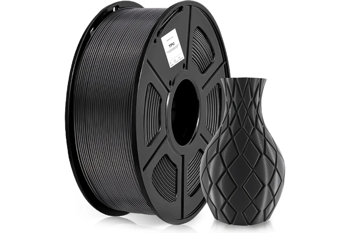 Cactus Пластик для принтера 3D CS-3D-TPU-0.8KG-BLACK TPU d1.75мм 0.8кг 1цв. 2022745