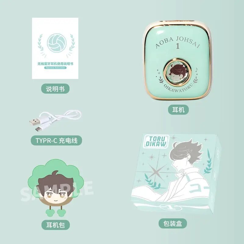 Беспроводные наушники Oikawa Tooru Haikyuu, Цвет: B