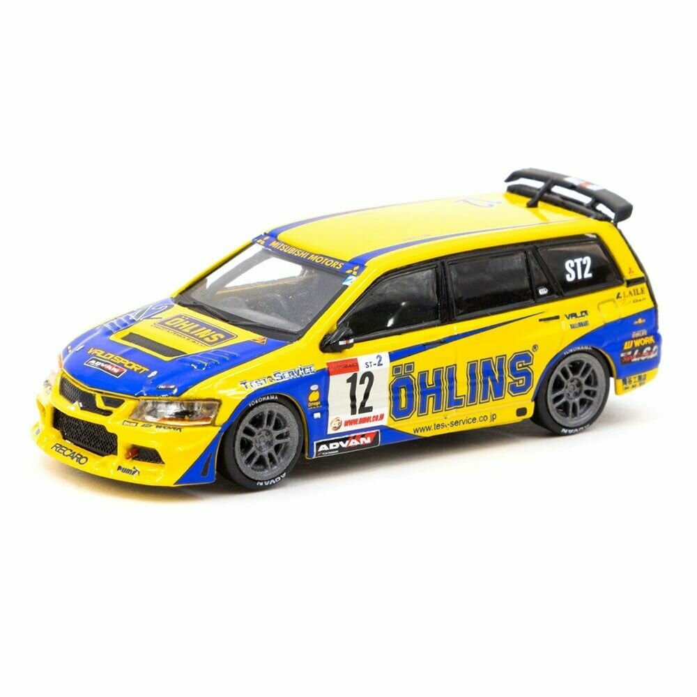 Машинка Tarmac Works 1/64 Mitsubishi Lancer Evolution Wagon Super Taikyu Series 2006 Round 3 Diecast Scale Model Car