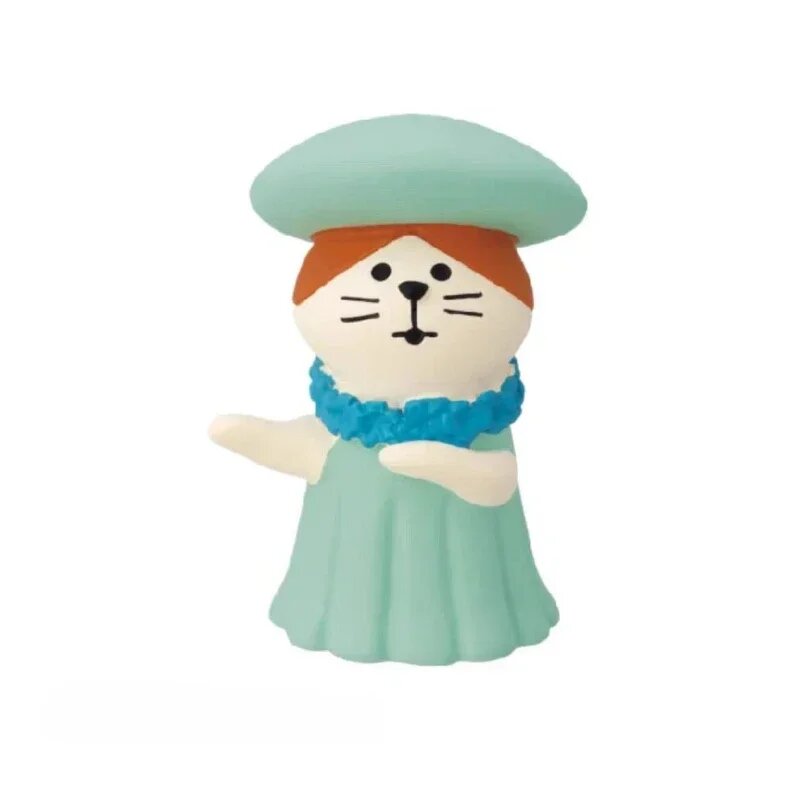 Фигурки ZAKKA Kawaii Cat Ornament Летнее мороженое