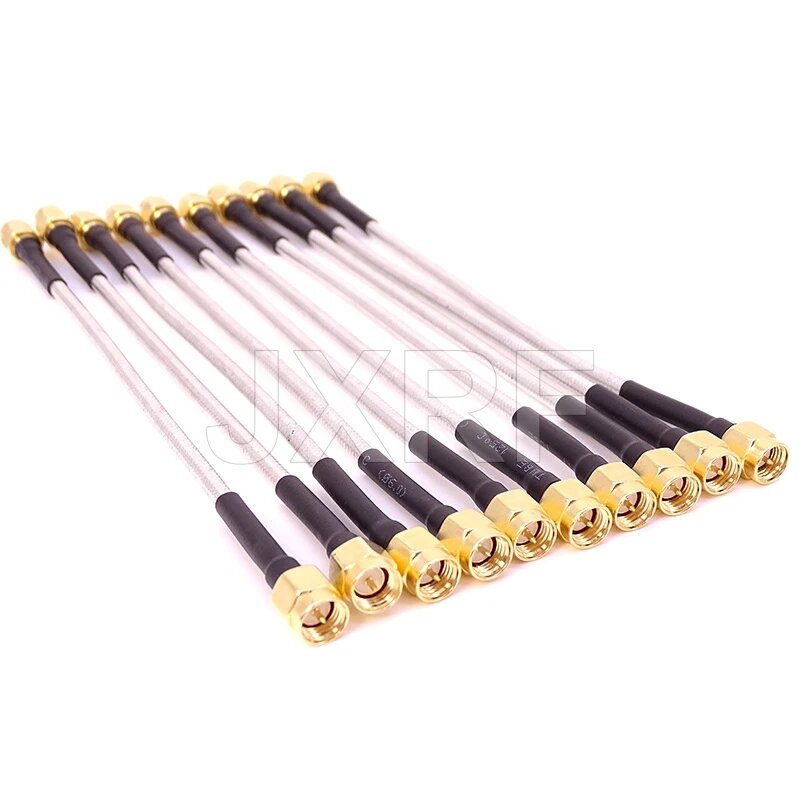 JX коаксиальные кабели SMA-SMA RG402 10 шт, 15 см