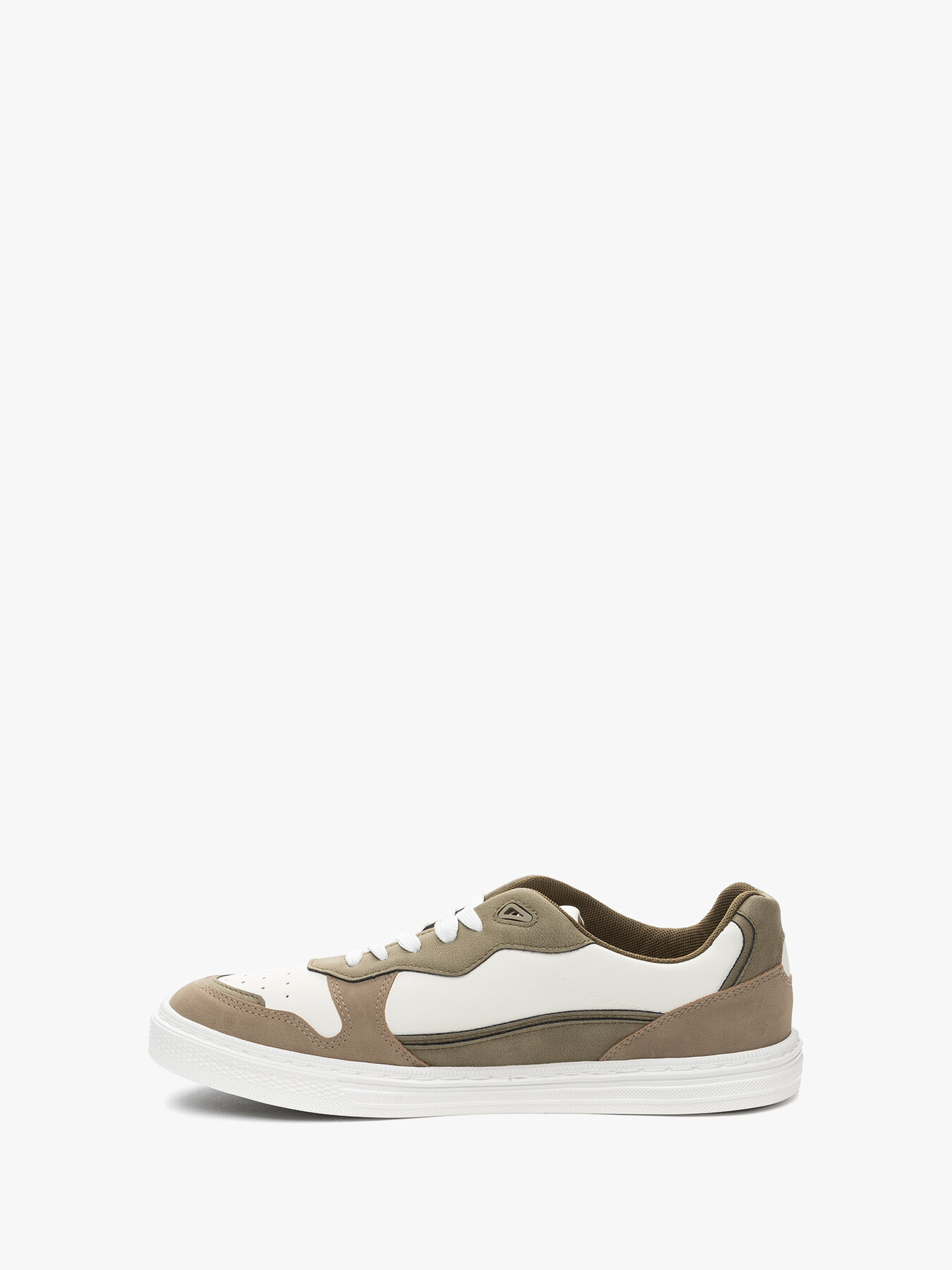 Кеды CROSBY, размер 44, белый/хаки — фото 1