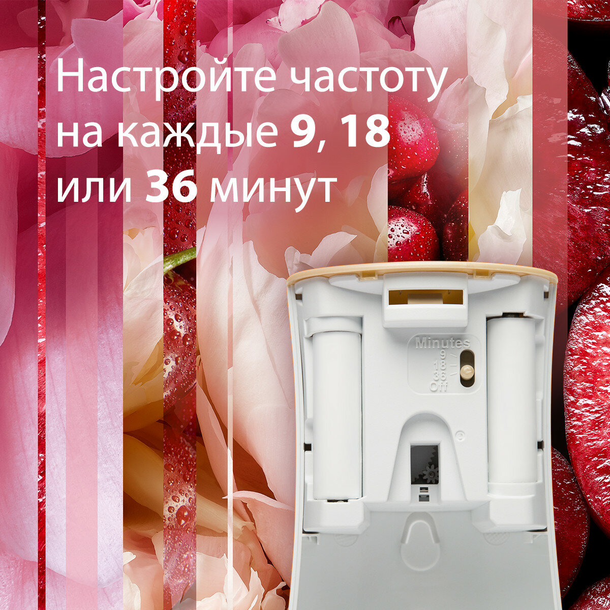 Автоматический освежитель воздуха Glade Automatic Пион и сочные ягоды 269мл Арнест - фото №4