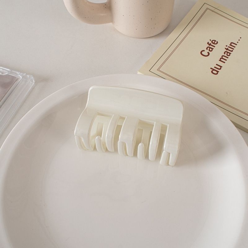Полка-Дот заколка для волос клавиша пианино бежевый 7.5 см длина корейский