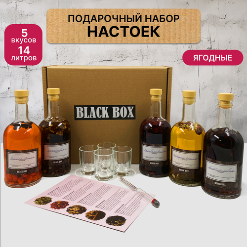 Подарочный набор Black Box Ягодные настойки / Подарок мужчине или женщине подарочный набор black box ссср подарок мужчине или женщине мужской и женский бокс